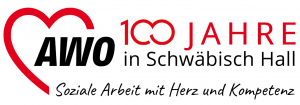 100 Jahre AWO Schwäbisch Hall Logo