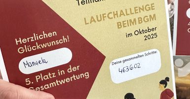 BGM-Laufchallenge – kleine Schritte, große Wirkung!